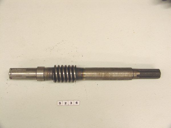 5236 USED Transmission Worm Shaft with 5237 and 5239 Bearings